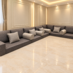 Modern Charcoal Majlis Living Room