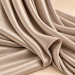 Luxurious Champagne Satin Drapes