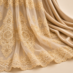 Luxurious Gold Embroidered Drapery